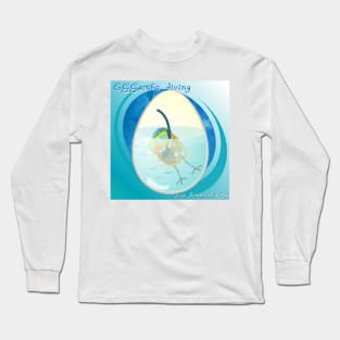 Two Scrambled Eggs - EGGscuba diving Long Sleeve T-Shirt